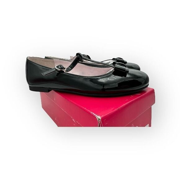 NWT Nina Toddler Girls Merrilyn T Strap Ballet Flats Black Size 3M - Picture 2 of 11